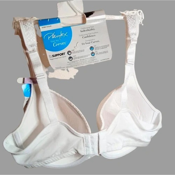 Playtex Balconette Underwire Bra Amazing Shape Seamless Womens 4823 Sz 36D - Picture 3 of 9
